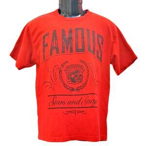 Vintage Red Stars & Straps Famous Logo T-Shirt
